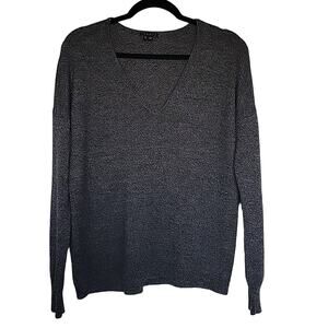 Theory Castra BB Harmony Sweater in Black Marl, L